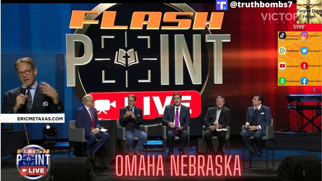 9/16/2022 FlashPoint LIVE Omaha Nebraska Day1 Night Stream, Mike Lindell/Hank And Brenda Kunneman.