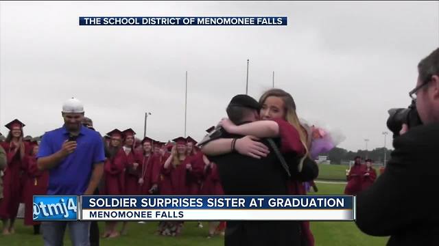 Menomonee Falls graduate gets more than a diploma on graduation day