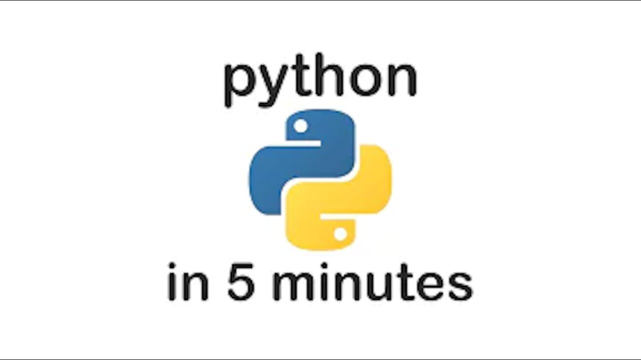 Learn PYTHON in just 5 MINUTES