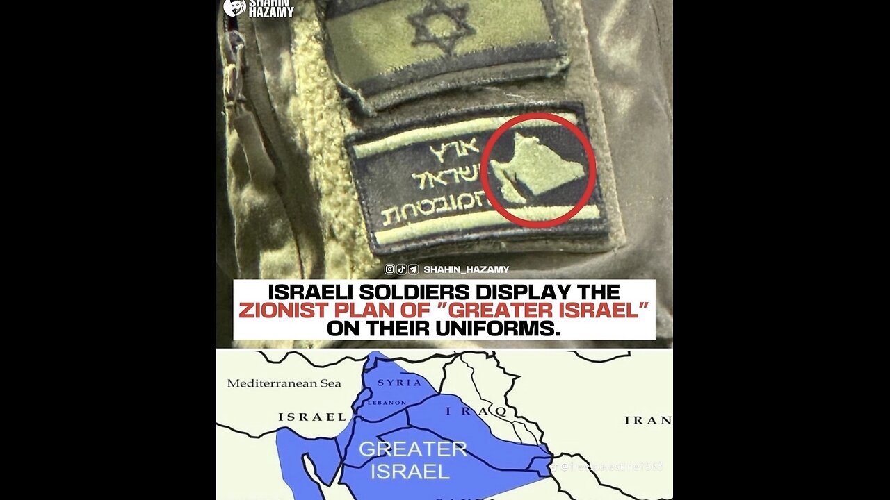 RESEARCH 🧐 “GREATER ISRAEL 🇮🇱 LAND GRAB PLAN + INTEL LINKS 🔗