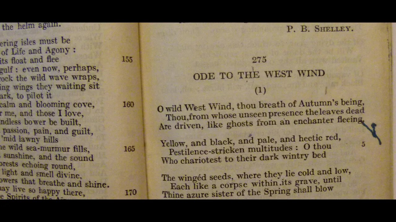 Ode To The West Wind - P. B. Shelley