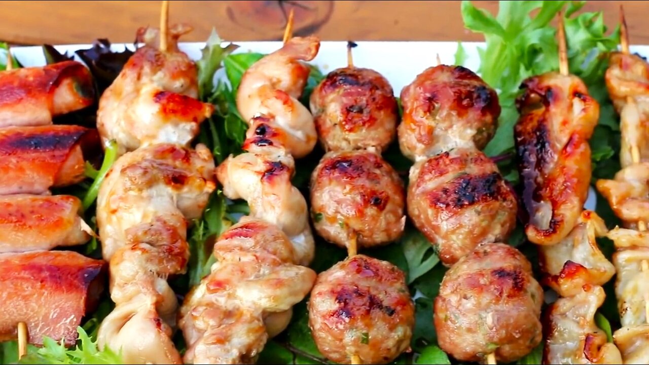 Amazing Yakitori Chicken Recipe - Japanese Chicken Yakitori Recipe _ How to make Yakitori