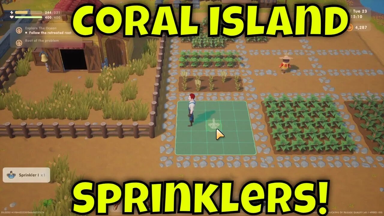 Coral Island Sprinklers How to Use