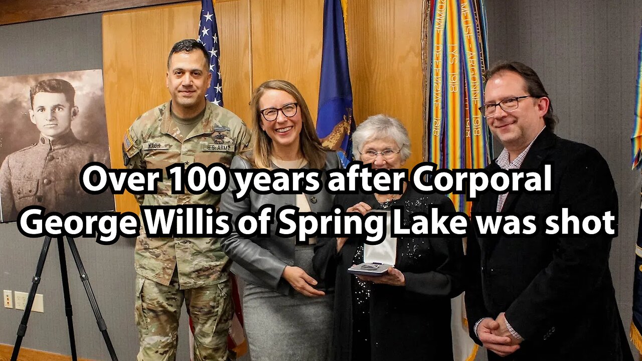 Over 100 years after Corporal George Willis of Spring Lake was shot