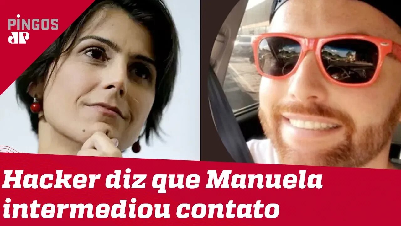 Manuela D'Ávila é o elo entre Glenn e hacker