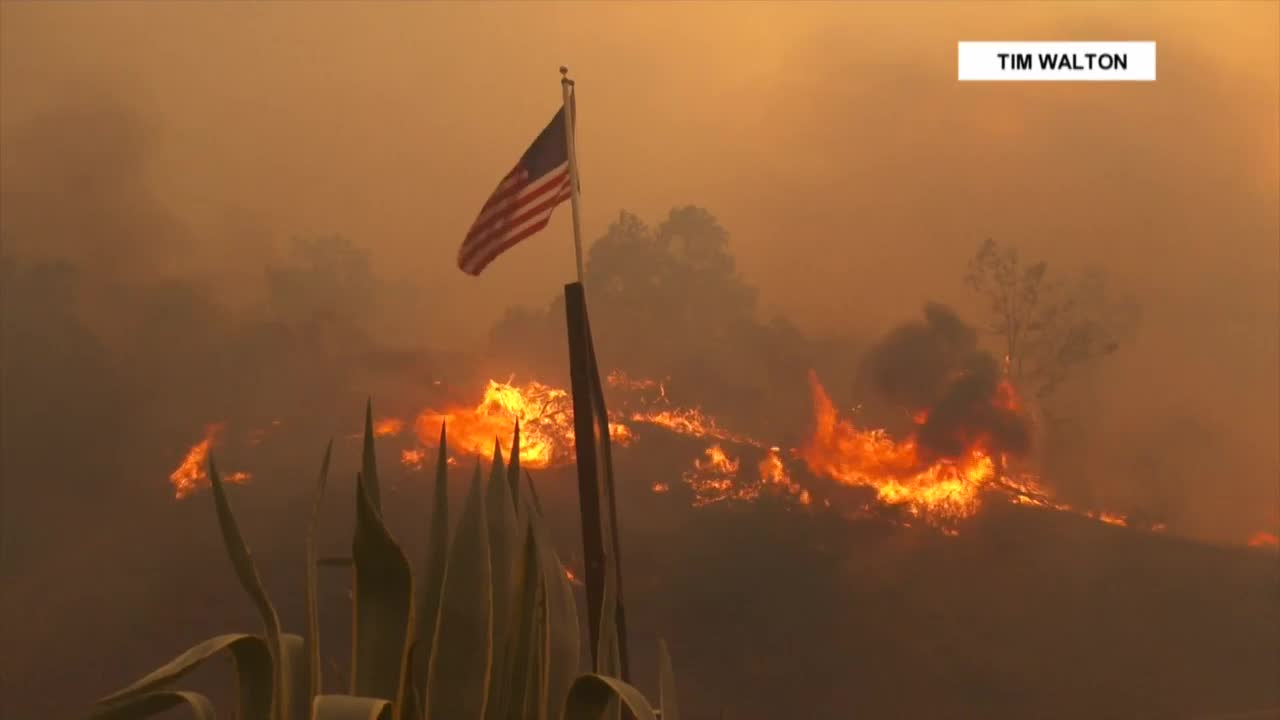 California governor: Hundreds of wildfires blazing statewide