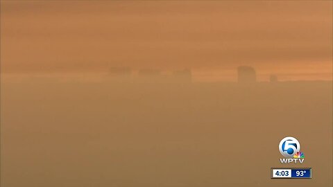 Massive brush fire burns 32,000 acres in South Florida, smoke visible in Palm Beach County