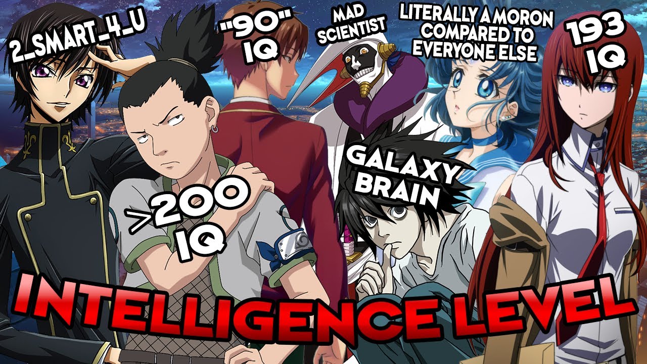 SERIES TOP10 #2: (Smartest Anime Characters ❤) (intelligence)