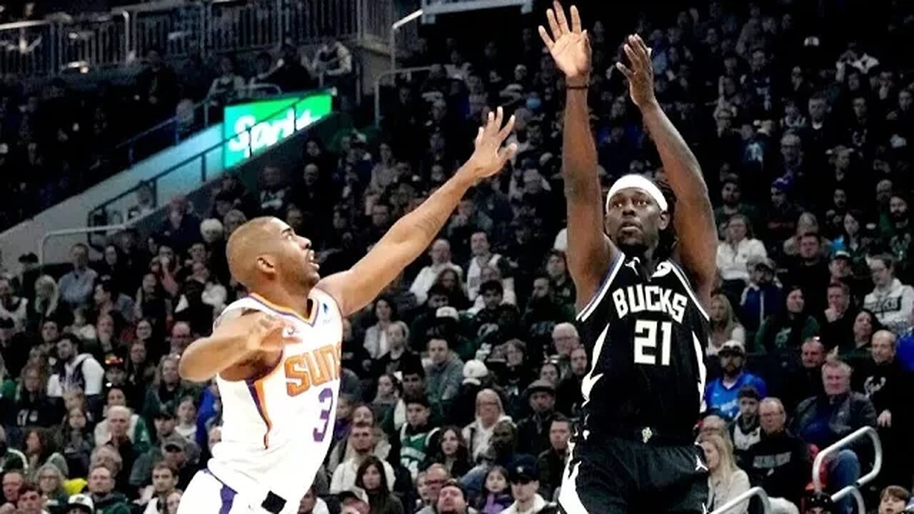 Bucks Beat Suns 104-101 - 14 Game Winning Streak! Brooklyn Preview #phoenixsuns #milwaukeebucks #nba