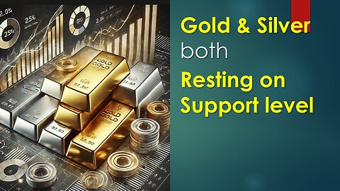 Gold and Silver both Resting on Support Levels