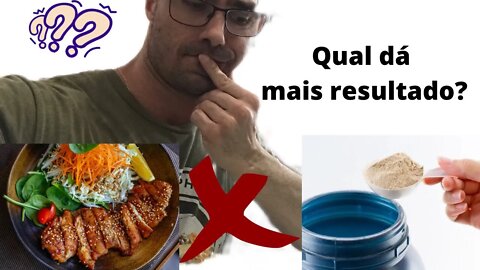 Suplemento x Alimento: O que é melhor após treinar