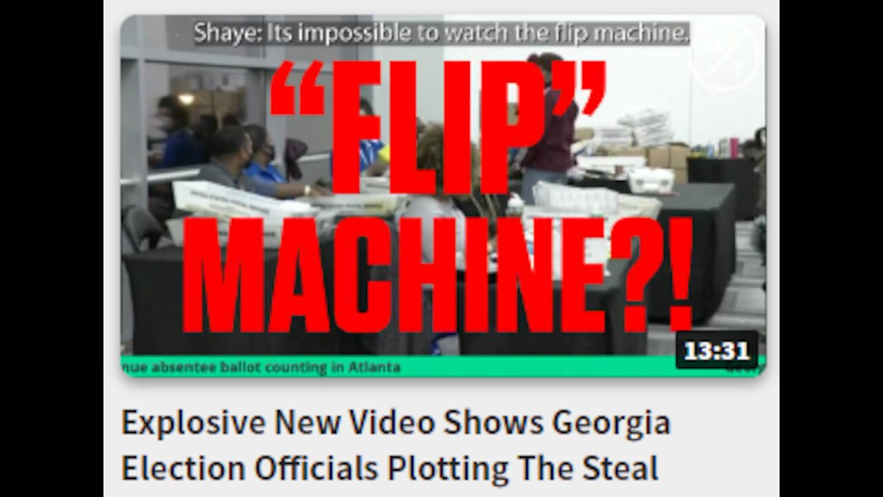 Explosive New Video Shows Georgia Election Officials Plotting The Steal