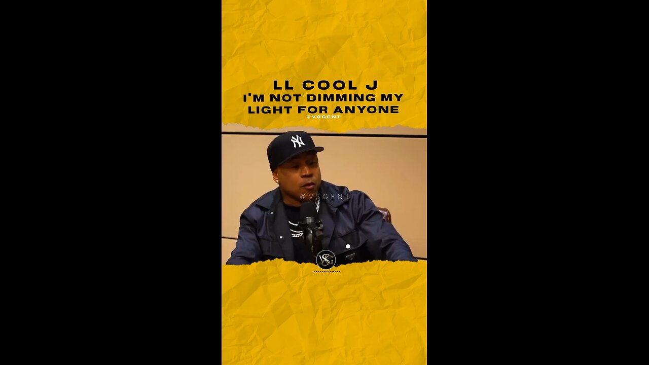 #llcoolj I’m not dimming my light for anyone.🎥 @mworthofgame