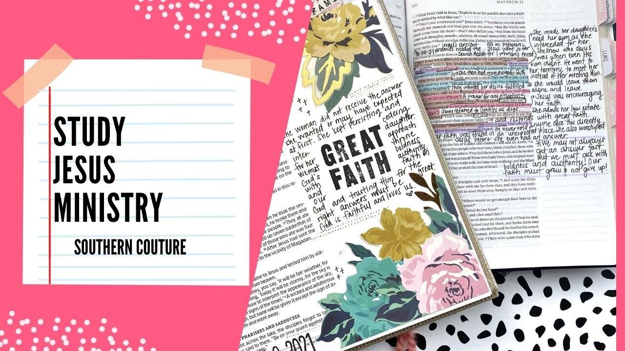 Study Ministry of Jesus with Hope & Encouragement Bible