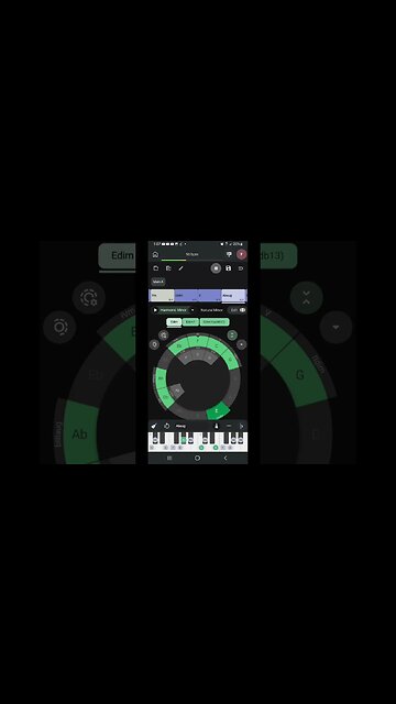 Chord Progression [Bbm, C, Fm, (rest), Gdim, C, Abaug, Edim]