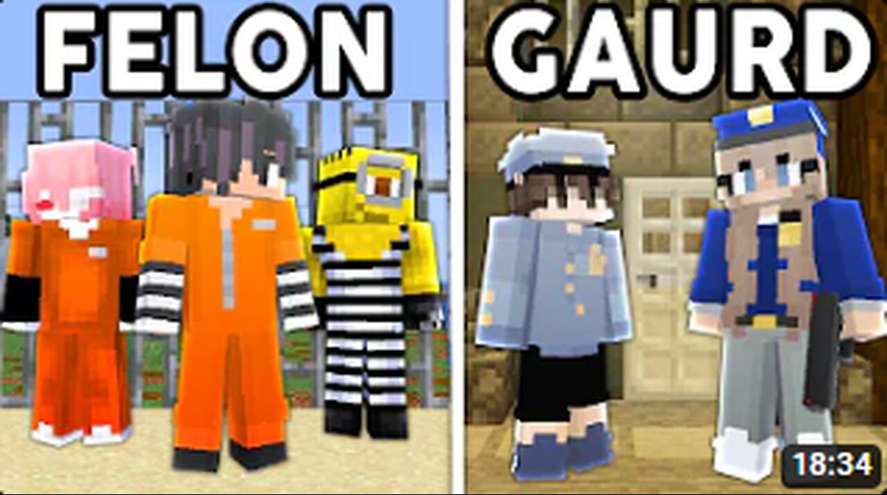 100 Players Simulate a Prison in Minecraft...