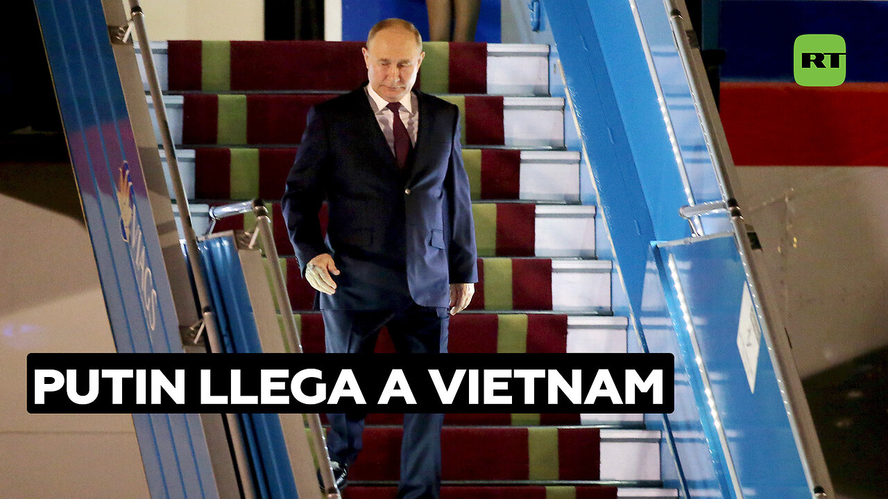 Putin llega a Vietnam en una visita de Estado