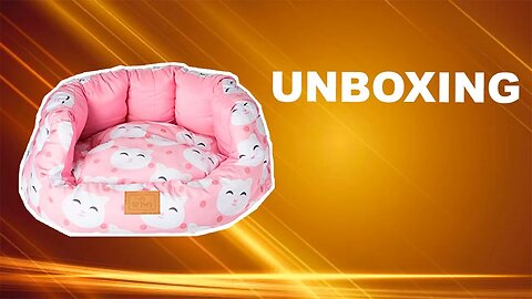 Unboxing - Cama Soft SS Pets para Gatos Cor Rosa - (Português BR)