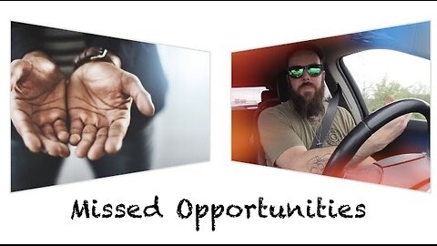 Missed Opportunities #Jesus