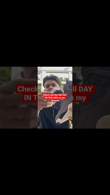 JORDAN 4 A MA MANIERE unboxing - go check out the full DAY IN THE LIFE on my channel - sneakers
