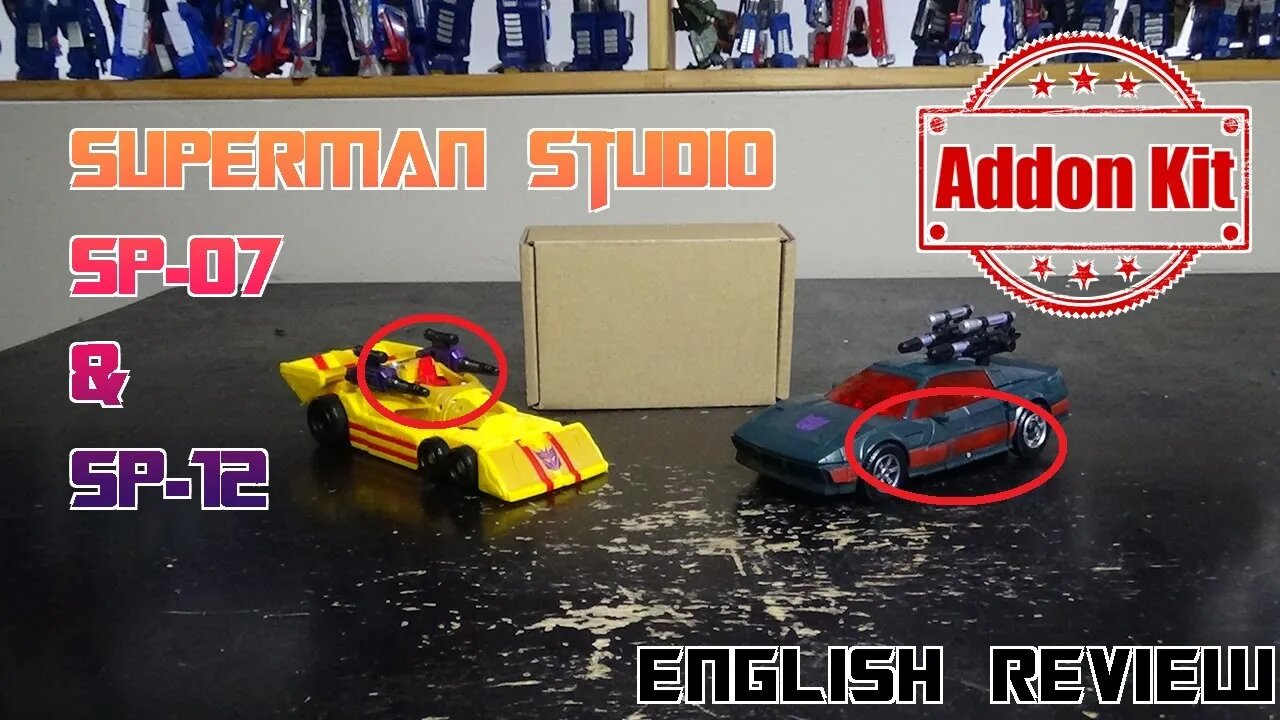 Video Review for Superman Studio - SPS-07 & 12 - Upgrade Kits (For Legacy Dragstip & WildRider)