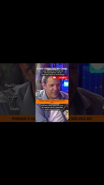 GERALDO ALCKMIN VICE DO LULA #shorts #haddad #geraldoalckmin #fernandohaddad #lula #alckmin