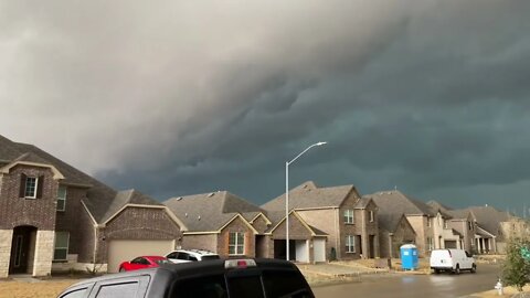 Texas storm blowing in 3/21/22