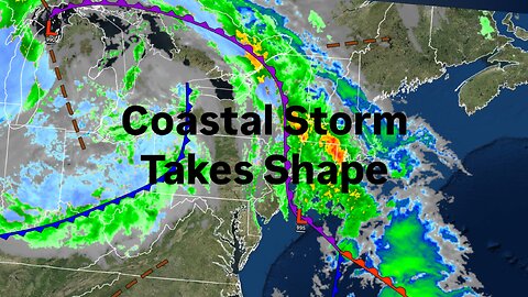 Coastal Storm Takes Shape