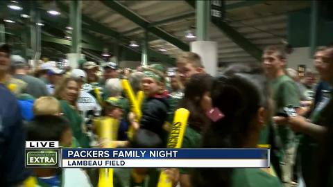 Fans evacauted from Lambeau Field bowl due to storms