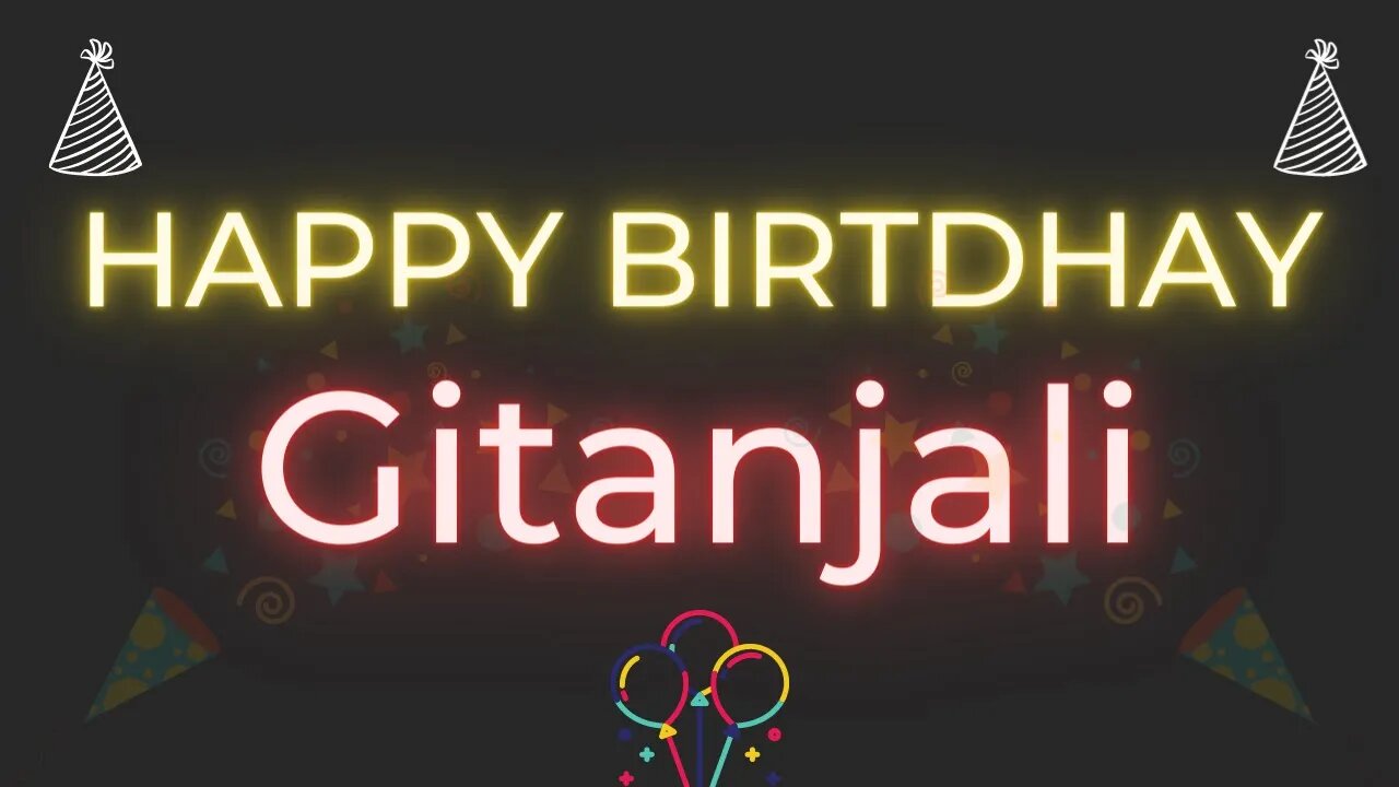 Happy Birthday to Gitanjali - Birthday Wish From Birthday Bash