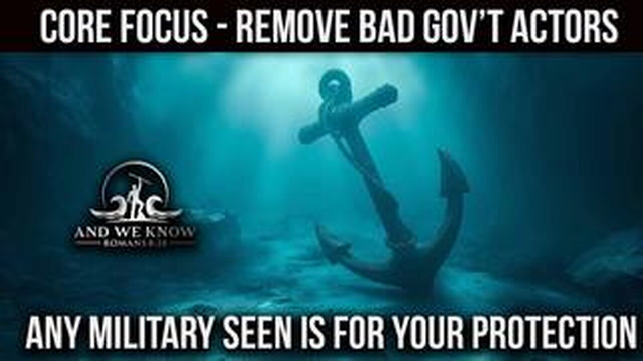 8.5.24: Core Focus is to remove bad actors from Govt, Debate? MSM attacks continue. Pray!