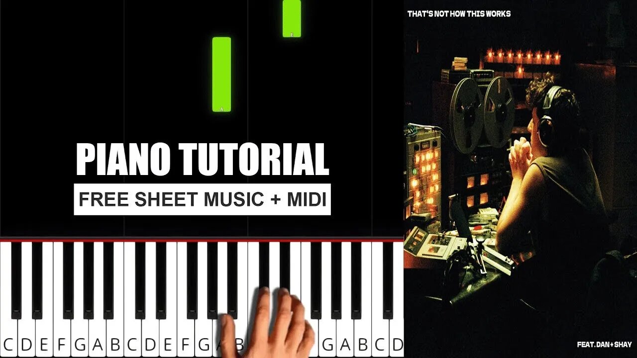 Charlie Puth - That’s Not How This Works (ft. Dan + Shay) - (BEGINNER) Piano Tutorial