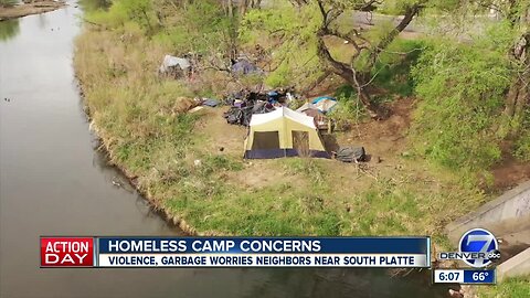 Residents complain about homeless camps along South Platte River: 'There's garbage everywhere'