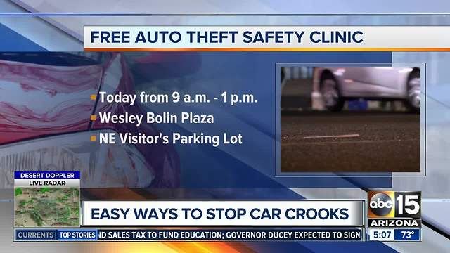 Auto theft rates up in Arizona; state officials working to deter criminals