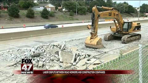 Lockout causes construction projects to be on hold