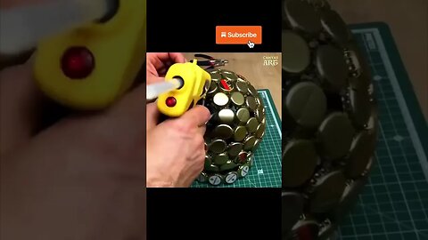 Making a Football Lamp using Bottle Caps #shorts #viral #youtubeshorts #hindi