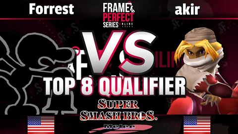 FPS2 Online Top 8 Qualifier - Forrest (Game & Watch) vs. akir (Sheik) - Smash Melee