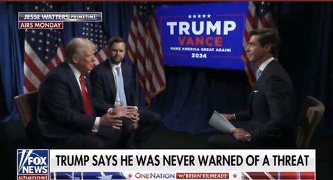 TRUMP❤️🇺🇸🥇🪽FIRST EXCLUSIVE INTERVIEW🤍🇺🇸🏅🪽🎬🎙️WITH JESSE WATTERS💙🇺🇸🏅🪽🏰⭐️