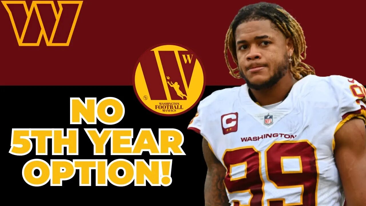 Washington Commanders Not Picking Up 5th Year Option For Chase Young!