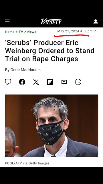 Scrubs Producer Eric Weinberg Ordered To Stand Trial On Rape Charges