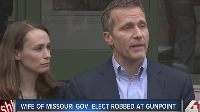 Eric Greitens' wife robbed at gunpoint near St. Louis home