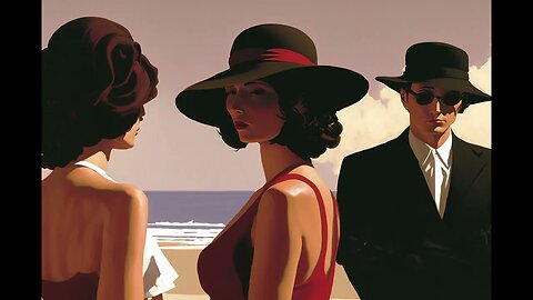 I asked Midjourney to produce artwork in the style of Jack Vettriano