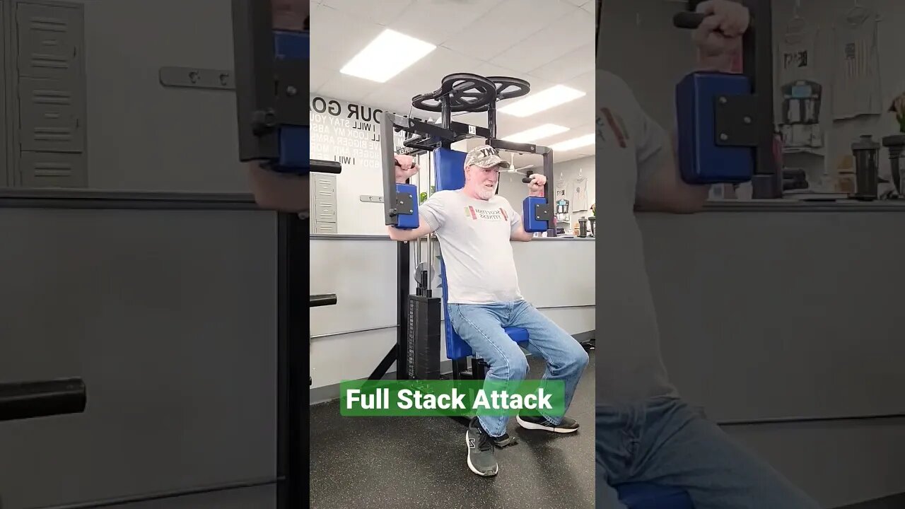 Full Stack Attack Pec Flys , Crazy 🤪 old man