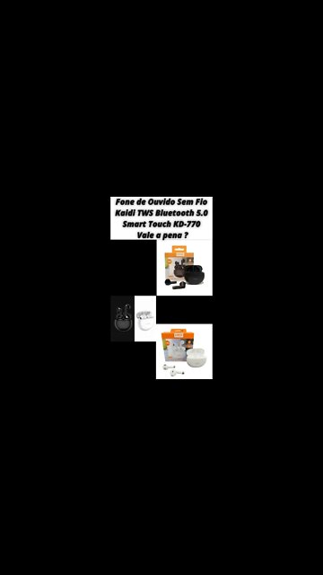 Fone de ouvido Bluetooth Kaidi KD-770 vale pena ?