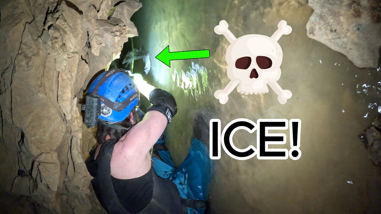 Exploring a Dangerously Cold Winter Cave