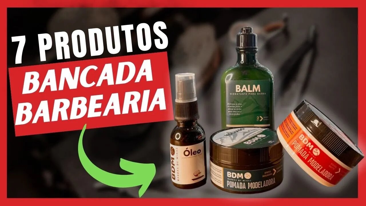 PRODUTOS PARA BANCADA DE BARBEIRO