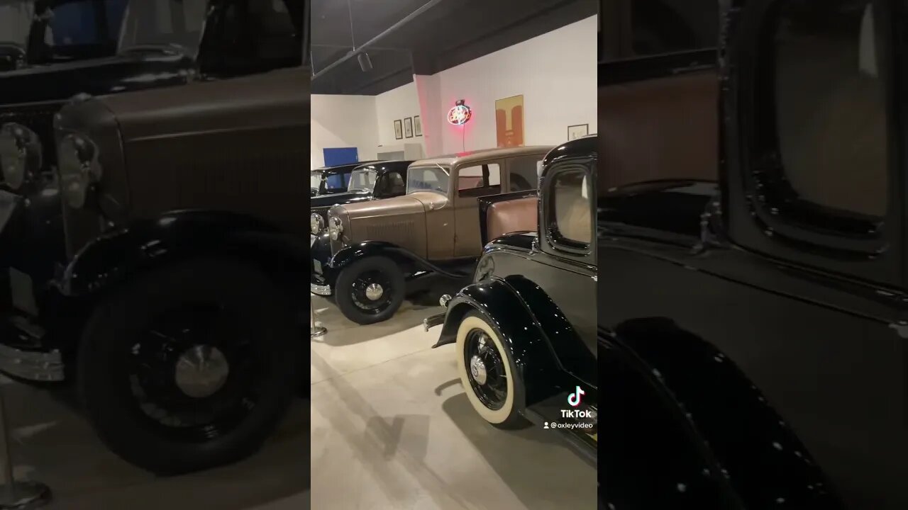 Row of 1930s Fords