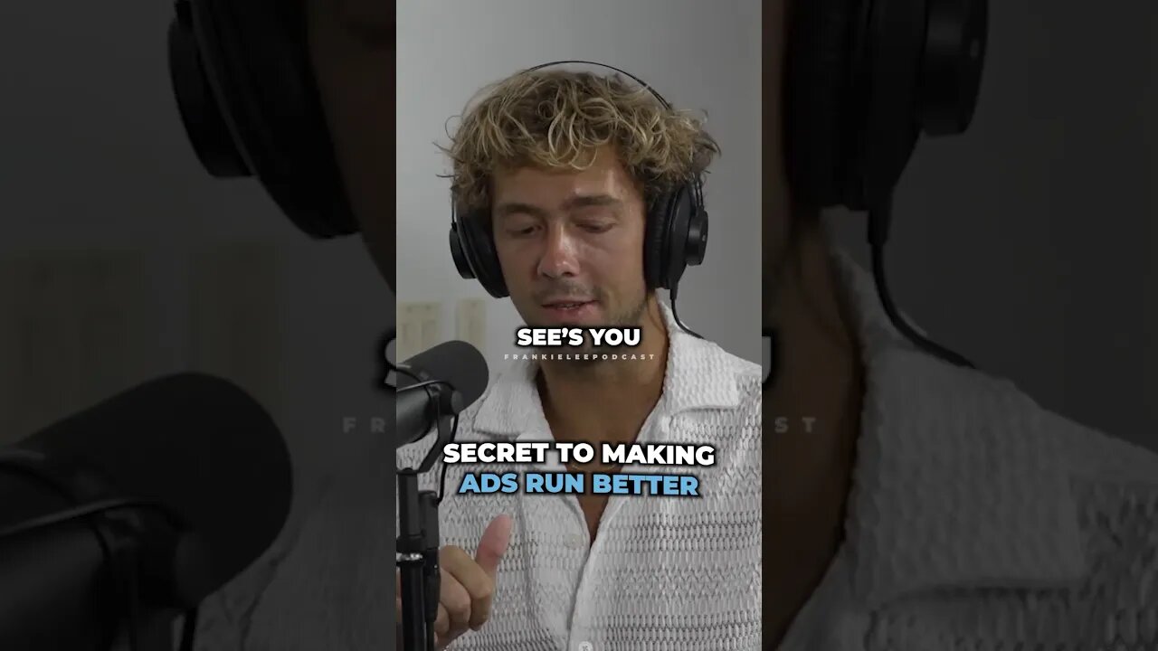 This is a SECRET to making your ads run better ..