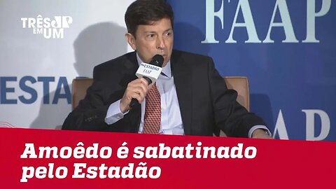 Amoêdo é sabatinado pelo Estadão