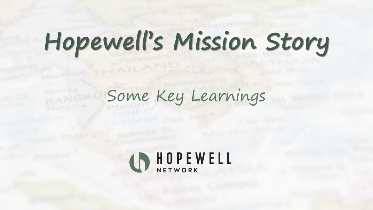 Hopewell's Mission Story